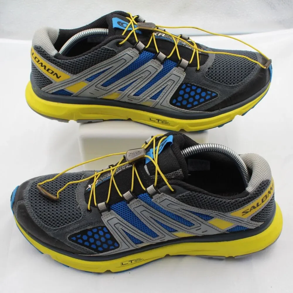 Salomon Men's XR Mission Trail Running Shoes Size 11 - Blue/Yellow